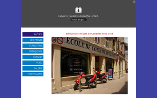 autoecole-delacote.fr website preview