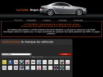 la-cote-argus.fr website preview