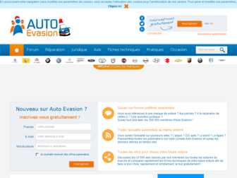 auto-evasion.com website preview