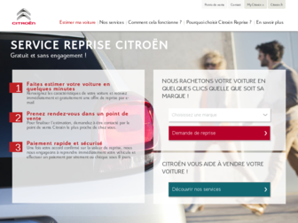reprise-citroen.fr website preview