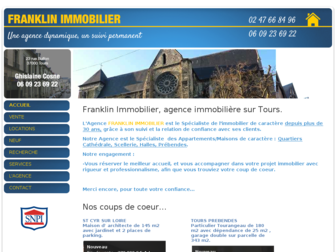 franklinimmobilier.fr website preview