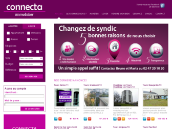 connecta-immobilier.fr website preview