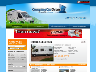 campingcaroccas.com website preview