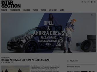 intersectionmagazine.fr website preview