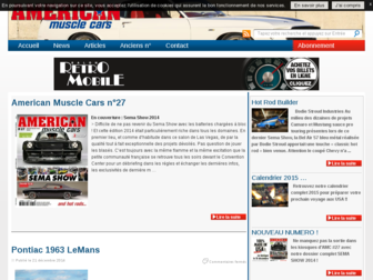 americanmusclecars-magazine.com website preview
