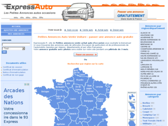 expressauto.fr website preview