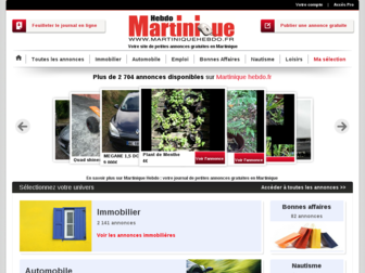 martiniquehebdo.fr website preview