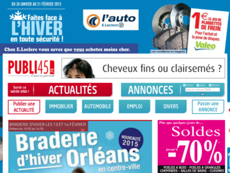 publi45.fr website preview