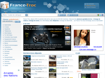 france-troc.com website preview