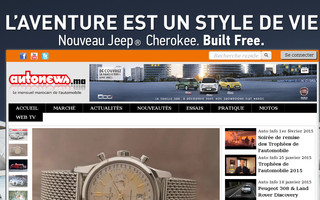 autonews.press.ma website preview