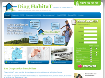 diaghabitat37.fr website preview