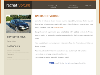 rachatvoiture.com website preview