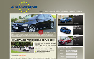 auto-direct-import.com website preview