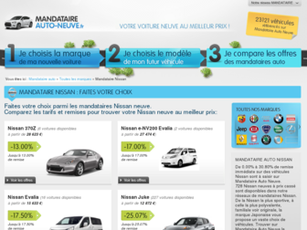 nissan.mandataire-auto-neuve.fr website preview