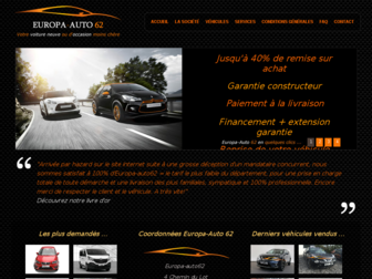 europa-auto62.fr website preview