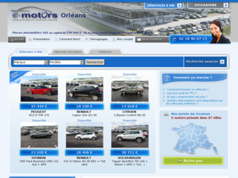 e-motors-orleans.fr website preview