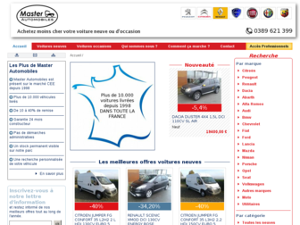 master-automobiles.fr website preview