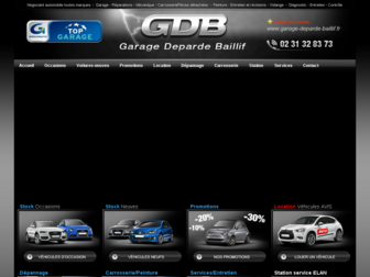 garage-depardebaillif.com website preview