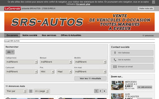 srs-autos.com website preview