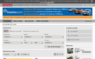 aramisauto-occasion-rouen.com website preview