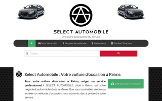 selectautomobile.fr website preview