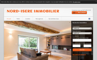 immobilier-nord-isere.fr website preview