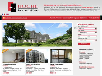 hoche-immobilier.com website preview