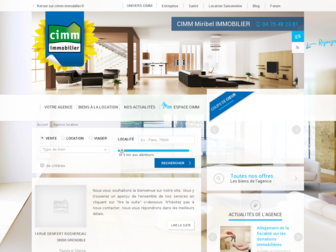 location.cimm-immobilier.fr website preview