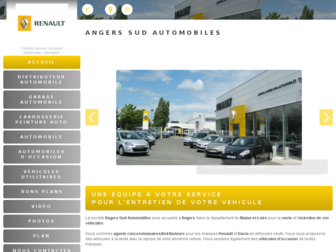 angers-sud-automobiles.fr website preview
