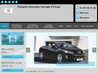 peugeot-nouveau-garage-orsay.fr website preview