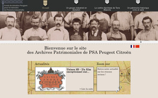 patrimoine-archives.psa-peugeot-citroen.com website preview