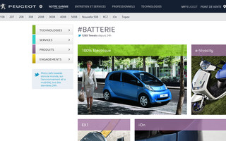 environnement.peugeot.fr website preview