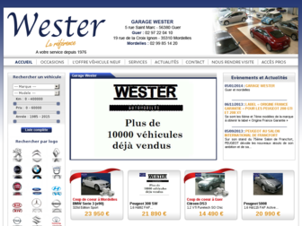 wester.fr website preview