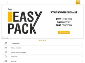 m.renault.fr website preview