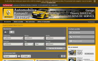davezacauto.com website preview