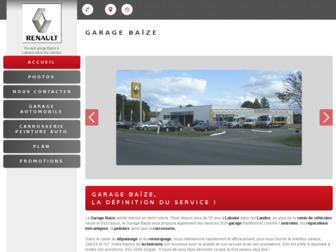 garage-baize.fr website preview