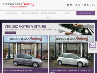 dm-autos.fr website preview