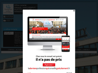 nca-meylan.notaires.fr website preview