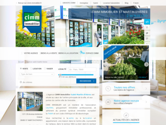 saint-martin-heres.cimm-immobilier.fr website preview