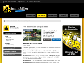 lingolsheim.4immobilier.tm.fr website preview