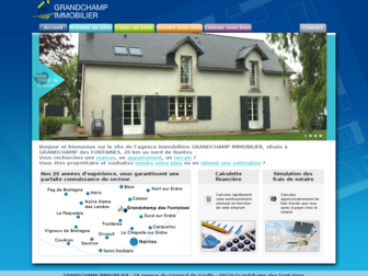 grandchamp-immobilier.fr website preview