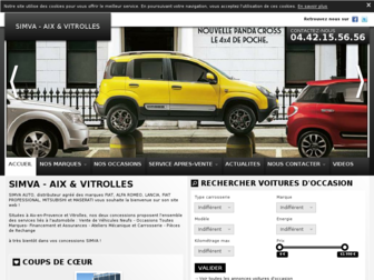 simvaauto.fr website preview
