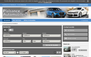 plaisance-automobiles.com website preview
