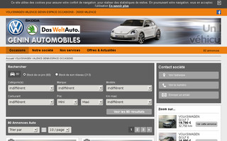 geninautomobiles-valence.com website preview