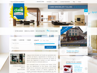 tullins.cimm-immobilier.fr website preview