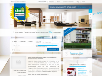 brignoud.cimm-immobilier.fr website preview