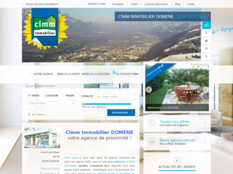 domene.cimm-immobilier.fr website preview