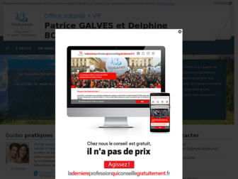 galves.notaires.fr website preview
