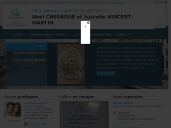 cassagne-vincentmartin-lamuresurazergues.notaires.fr website preview