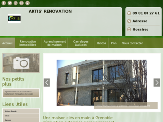 artis-renovation-grenoble.fr website preview